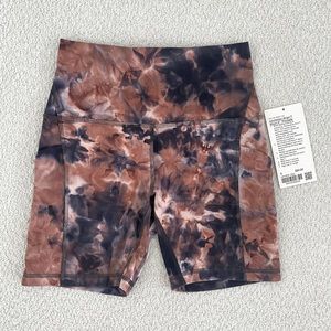 Lululemon Align High-Rise Short with Pockets 6” Diamond Dye Seashell Smoky